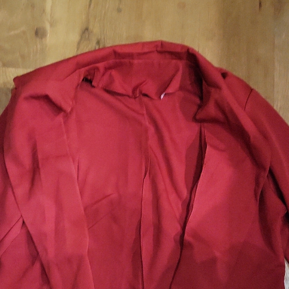 Women's Red Blazer - Picture 3 of 3